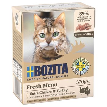 Bozita bocaditos en salsa 12 x 370 g - Pollo y pavo