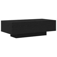 mesa de cafe  mesa de centro roble negro 100 x 495 x 31 cm