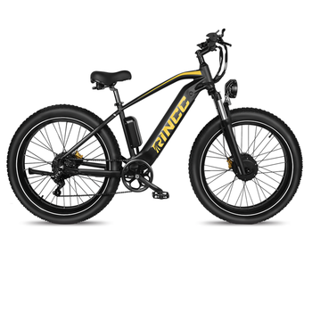 Bicicleta Eléctrica De Montaña Para Adultos Rincc Rn70, Batería De 48 V Y 20 Ah, Con Usb, Color Negro