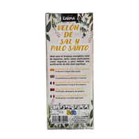 karma - velon de sal y palo santo para limpieza energetica total