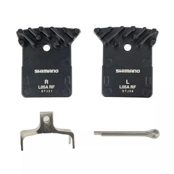 Pastillas de Freno de Disco de Resina Shimano L05A-RF con Aletas de Refrigeración por Radiación de Calor Ice-Tech
