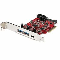 tarjeta pcie usb 5 puertos 2x usb 1x usbc 1x idc - tipo c