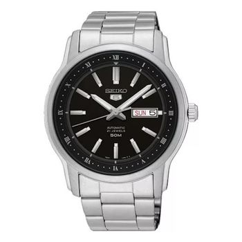 Seiko Watches Reloj Automático Hombre Seiko 5 SNKP11K1 42mm 50m WR Correa de Acero