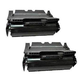 Compatible Twin Pack Lexmark X644H21E Black High Yield Toner Cartridges (2 Pack)