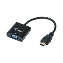 i-tec HDMI2VGAADA adaptador de cable de vÃdeo 0,15 m HDMI VGA Negro