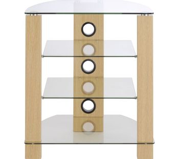 TTAP Vision 650 mm HiFi Stand - Light Oak