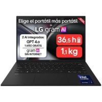 portatil lg gram 14zd90u-gax85bn 14 intel core ultra 7 355 32gb 512gb ssd intel graphics sin sistema operativo