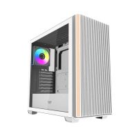 caja pc darkflash ds900ws blanca con 4 ventiladores argb