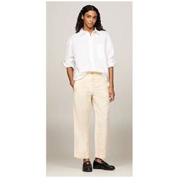 Tommy Hilfiger Pantalón chino PANTALON COTTON LINEN MUJER para mujer