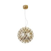 lampara colgante led 37 w aluminio gloria o700 mm