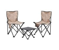 well home set de camping con 2 sillas y 1 mesa plegable