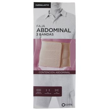 Farmalastic Faja Abdominal 3 Bandas Talla Grande
