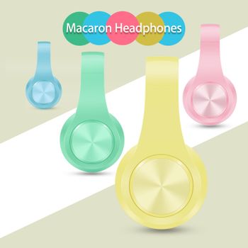 Audífonos Inalámbricos Bluetooth con Colores Macaron, Estéreo, Manos Libres, Universales para iPhone, Huawei, Xiaomi, Samsung - Audio Portátil
