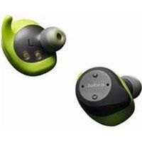 jabra elite sport wireless bluetooth headphones - grey  green grey