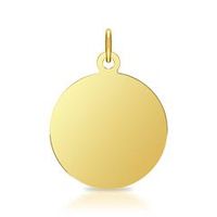 colgante de plata 925 dorado grabable