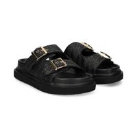 exe sandalias planas mujer - negro talla 38