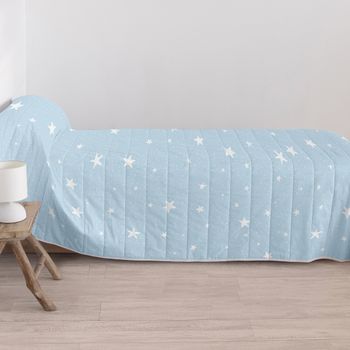 Little star blue Colcha