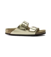 birkenstock para mujer 1016111 sandalias arizona birko-flor ajuste estrecho dorado 39 plano ninguno casual
