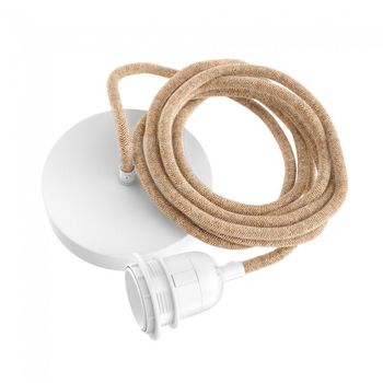 Portalámparas de techo e27 natural (1 luz)