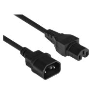 cable de extension dlh dy-wu5134 18 m c14 a c15 negro