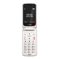 telefono movil gigaset gl595 blanco con teclado grande pantalla 28 sim unica usb-c e ip44