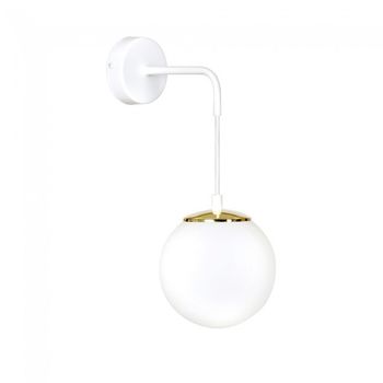 Aplique de pared signo blanco