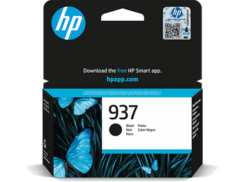 Cartucho de tinta - HP 937, Negro, 4S6W5NE