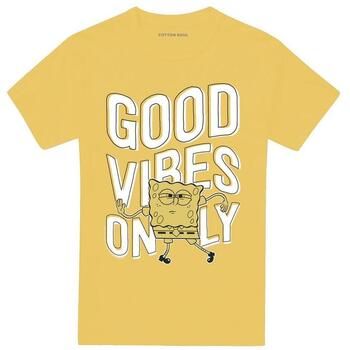 Spongebob Squarepants Camiseta Good Vibes Only para mujer