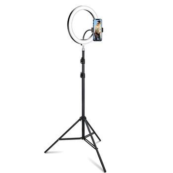 LIFA Trípode de 2.1m y aro de luz led RGB de 30cm/12''  regulable para selfie, fotografía, maquillaje, streaming Youtube, Tik Tok
