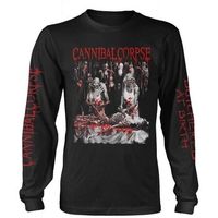 cannibal corpse camiseta manga larga butchered at birth para mujer