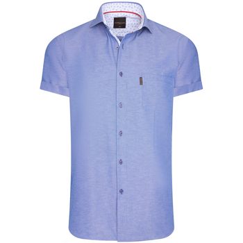 Cappuccino Italia Camisa Short Sleeve Blouse Royal para mujer