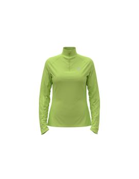 Sudadera de Trail Odlo Mid Layer Essential 1/2 Zip Mujer Verde