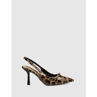 kamome trends zapatos de tacon salon thea leopardo para mujer