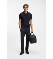 boss para hombre 50534305 pantalon regular fit de tejido elastico repelente al agua marino 56 casual sintetico