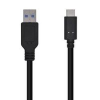 aisens cable usb 31 gen 2 10 gbps 3 a tipo cm-am negro 15m