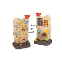 muro de actividades infantil materiales reciclados