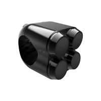 juego de botones 22mm motone m-switch 4 negro