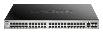 SWITCH GESTIONABLE L3 D-LINK STACKABLE DGS-3130-54TS/E 48P GIGA + 2P 10G + 4P 10G SFP+