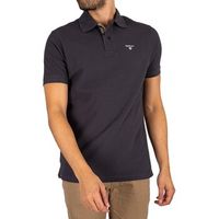 barbour polo polo de pique de tartan para hombre