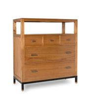 comoda de madera marron anch 100 cm