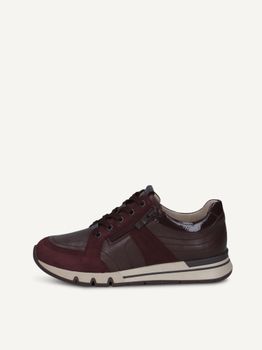 CAPRICE Sneaker, red, made of Leather, Size 37