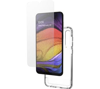 Wembley Galaxy A50 Case & InvisibleShield Glass Screen Protector Bundle, Transparent