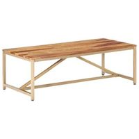 mesa de centro de madera maciza 120x60x40 cm vidaxl