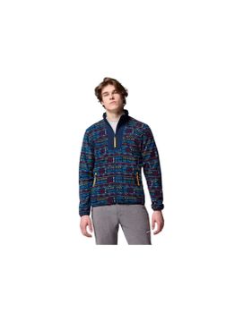 Forro polar Montaña Columbia Sequoia Grove™ Printed Full Zip Hombre Azul