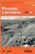 mapa excursionista posets-llardana e 1:25.000 (top 25)