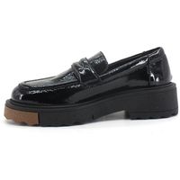 divine follie mocasines mocassino pelle bicolor nero br07 para mujer