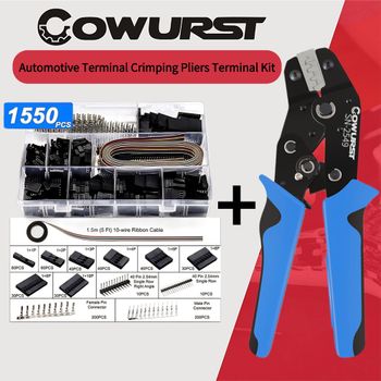 Juego de Alicates para Crimpar Terminales SN-2549, Ajustables, Compatibles con Conectores de Cable PH2.0 XH2.54