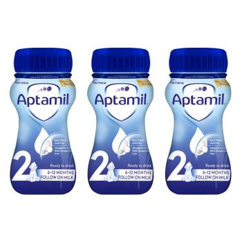 Aptamil Ready to Feed Follow On Milk 200ml x3