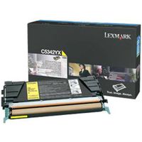 lexmark c5342yx original yellow extra high yield return program toner cartridge