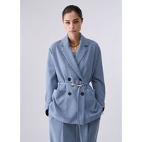 liu jo chaquetas chaqueta melange destrutturata para mujer